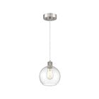 Access Lighting Port Nine Burgundy 63142LEDDLP-BS-SDG 1-Light 9W Brushed Steel Pendant