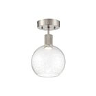 Access Lighting Port Nine 63148LEDD-BS-SDG Brushed Steel 9W LED Semi-Flush