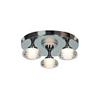 Access Lighting Optix 63978LEDD-CH-ACR 3 Lights Chrome 15W Cluster LED Flush Mount