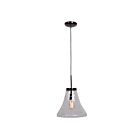 Access Lighting Simplicite 63990-BCH-CLR Black Chrome 60W Pendant