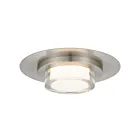 Alteck Lighting AFM0012-3CCT-W-BSS Brushed Stainless Steel LED Flush Mount