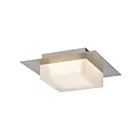 Alteck Lighting AFM0014-3CCT-W-BSS Brushed Stainless Steel LED Flush Mount