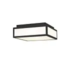 Alteck Lighting AFM0024-3CCT-W-BK Sand Black LED Flush Mount