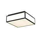 Alteck Lighting AFM0025-3CCT-W-BK Sand Black LED Flush Mount