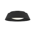 Alteck Lighting AFM0066-5CCT-W-BK Sand Black Flush Mount