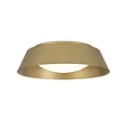 Alteck Lighting AFM0067-5CCT-W-PB Painted Brass Flush Mount