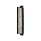 Alteck Lighting AW0006-3CCT-W-BK 28W Sand Black LED Outdoor Wall Sconce