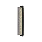 Alteck Lighting AW0007-3CCT-W-BK 30W Sand Black LED Outdoor Wall Sconce