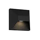 Alteck Lighting AW0008-3CCT-W-BK 11W Sand Black LED Outdoor Wall Sconce