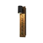 Alteck Lighting AW0011-3CCT-W-BK 12W Sand Black LED Outdoor Wall Sconce