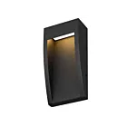 Alteck Lighting AW0038-3CCT-W-BK 12W Sand Black LED Outdoor Wall Sconce
