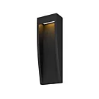 Alteck Lighting AW0039-3CCT-W-BK 15W Sand Black LED Outdoor Wall Sconce