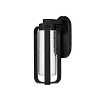 Alteck Lighting AW0047-3CCT-W-BK 10W Sand Black LED Outdoor Wall Sconce