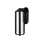Alteck Lighting AW0048-3CCT-W-BK 10W Sand Black LED Outdoor Wall Sconce