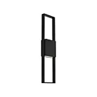 Alteck Lighting AW0058-3CCT-W-BK 24W Sand Black LED Outdoor Wall Sconce