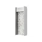 Alteck Lighting AW0095-3CCT-W-BA 9W Brushed Aluminum Outdoor Wall Sconce