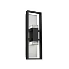 Alteck Lighting AW0106-3CCT-W-BK 20W Sand Black LED Outdoor Wall Sconce