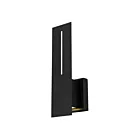 Alteck Lighting AW0109-3CCT-W-BK 15W Sand Black LED Outdoor Wall Sconce