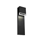 Alteck Lighting AW0118-3CCT-W-BK 8W Sand Black LED Outdoor Wall Sconce