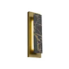 Alteck Lighting AW0123-3CCT-W-PAB 24W Painted Antique Brass LED Outdoor Wall Sconce