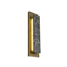 Alteck Lighting AW0124-3CCT-W-PAB 30W Painted Antique Brass LED Outdoor Wall Sconce