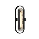 Alteck Lighting AW0125-3CCT-W-BK 12W Sand Black LED Outdoor Wall Sconce