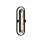 Alteck Lighting AW0126-3CCT-W-BK 20W Sand Black LED Outdoor Wall Sconce