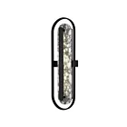 Alteck Lighting AW0127-3CCT-W-BK 30W Sand Black LED Outdoor Wall Sconce