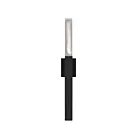 Alteck Lighting AW0128-3CCT-W-BK 14W Sand Black Outdoor Wall Sconce