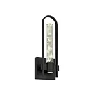 Alteck Lighting AW0132-3CCT-W-BK 14W Sand Black LED Outdoor Wall Sconce