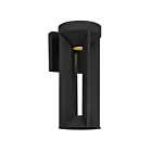 Alteck Lighting AW0145-3CCT-W-BK 5W Sand Black LED Outdoor Wall Sconce