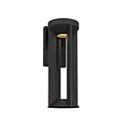 Alteck Lighting AW0146-3CCT-W-BK 15W Sand Black LED Outdoor Wall Sconce