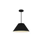 Alteck Lighting AP0078-5CCT-W-BK Jaz 25W Sand Black LED Pendant Light
