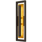 Alteck Lighting AW0100-3CCT-W-DB 18W Dark Bronze LED Outdoor Wall Sconce