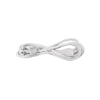 American Lighting 5LCS-PC6-WH Undercabinet 6' Plug In Power Cord In White