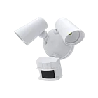 American Lighting FL2-3CCT-WH 20W White Security Light With Motion Sensor CCT Selectable
