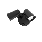 American Lighting FL2S-3CCT-BK 20W Black Security Light With Motion Sensor CCT Selectable