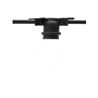 American Lighting LS-M-24-BK 25W Black String Light