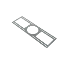 American Lighting RP-BRD6 Rough In Plate For 6" Brio