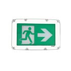 Arani EX-RM4-1W-BA-WR-V1 White Running Man Exit Sign