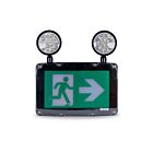 Arani EX-RM4-EM2-5W-WR-BK-V1 10W 2-Head Black Running Man Sign Light