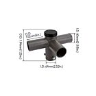 Arani SH-ADAPT-BH3-90-S-V1 Slip Fitter 2 3/8"