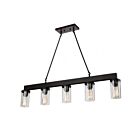 Artcraft Menlo Park AC10008 5-Lights Oil Rubbed Bronze 60W Island Light