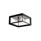 Artcraft Vineyard AC10063BC 2 Lights Black Chrome 60W Flush Mount