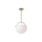 Artcraft Single AC10080PB 1 Light Polished Brass 100W Pendant