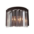 Artcraft El Dorado Ac10402Jv 3-Lights 60W Java Brown Wall Light