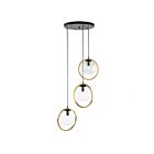Artcraft Lugano AC10893VB Black Vintage Brass Pendant