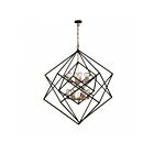 Artcraft Artistry AC11112 12-Lights Matte black Satin brass 60W Chandelier