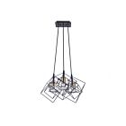 Artcraft Artistry AC11118 3-Lights Matte Black Harvest Brass 100W Chandelier