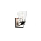 Artcraft Wheaton AC11141NB 1-Light Black Brushed Nickel 60W LED Wall Mount